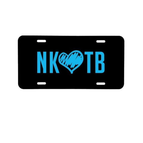 NKOTB New Kids on the Block Aluminum License Plate with design - Picture 4 of 11